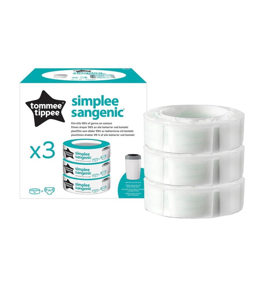 3 ricariche per Sangenic Simplee - Bianco