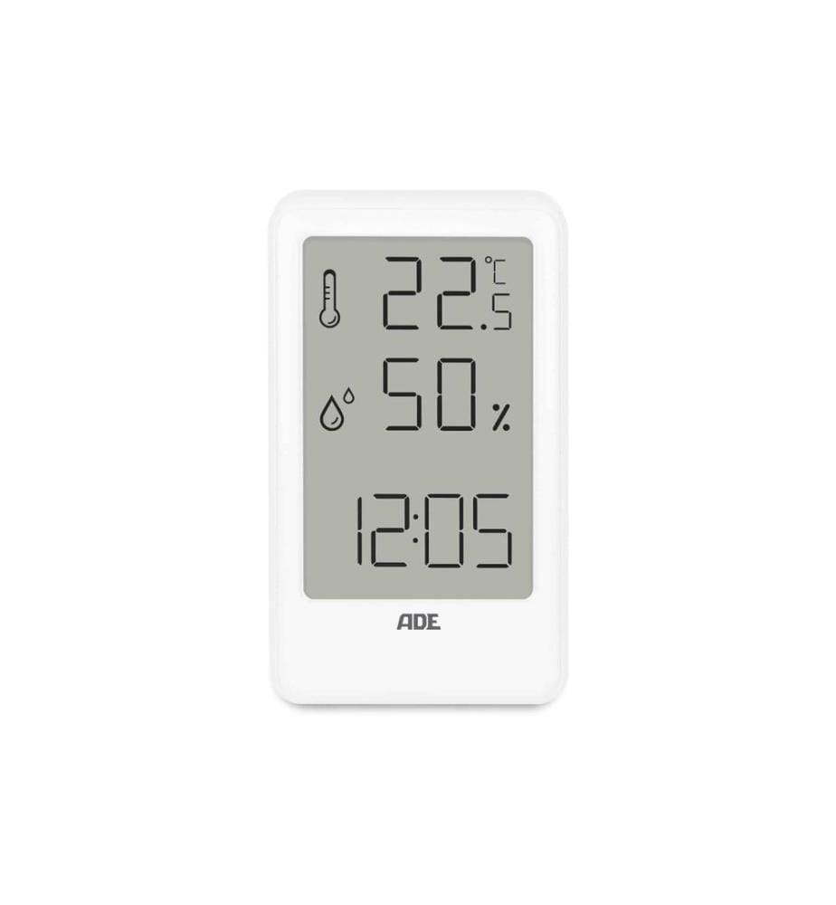 ADE - Wetterstation Thermo-Hygrometer 11 cm, Weiss