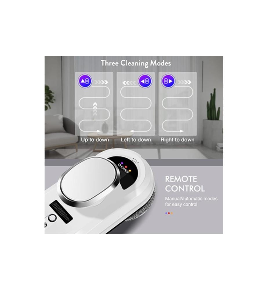 Robot Nettoyeur de vitres 5600Pa - Blanc