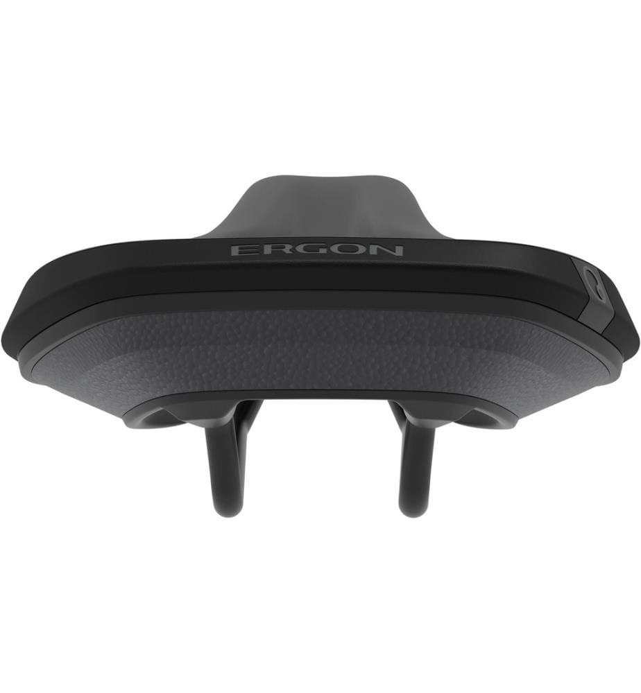 Ergon Selle SMC Core Femme - Selle VTT Confortable Avec Gel, Poignée Vélo Mixte Noir/Gris M/L