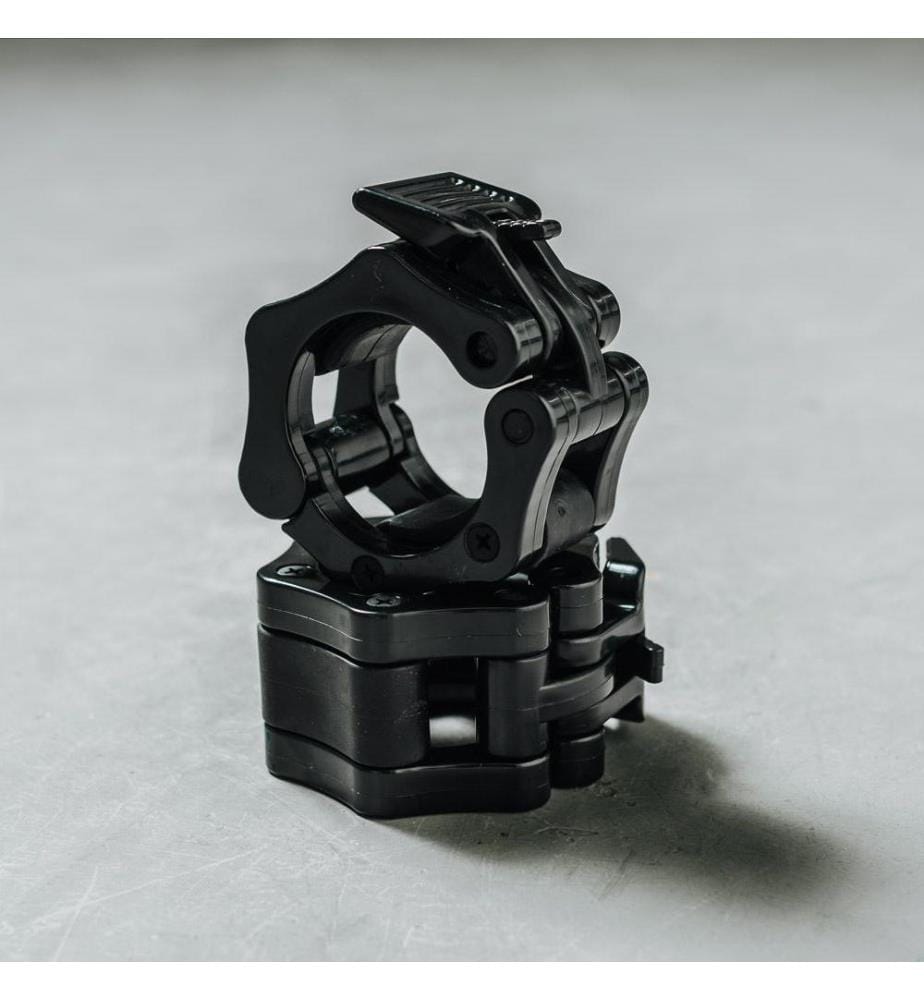 Lot De 2 Colliers Serrage Haltères Avec Écrou Hexagonal - Verrou Barbell Fonte Antidérapant