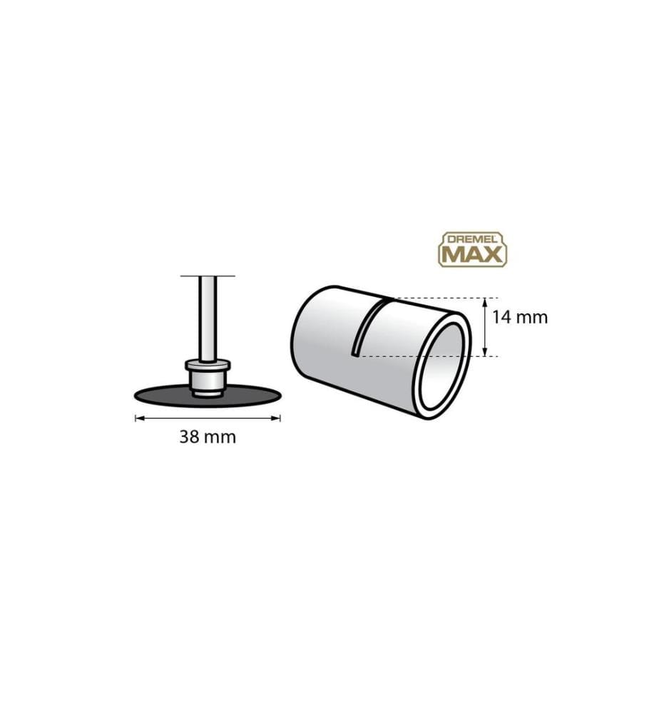 DREMEL - Disque à trancher EZ SpeedClic: S456DM, Ø 38 mm