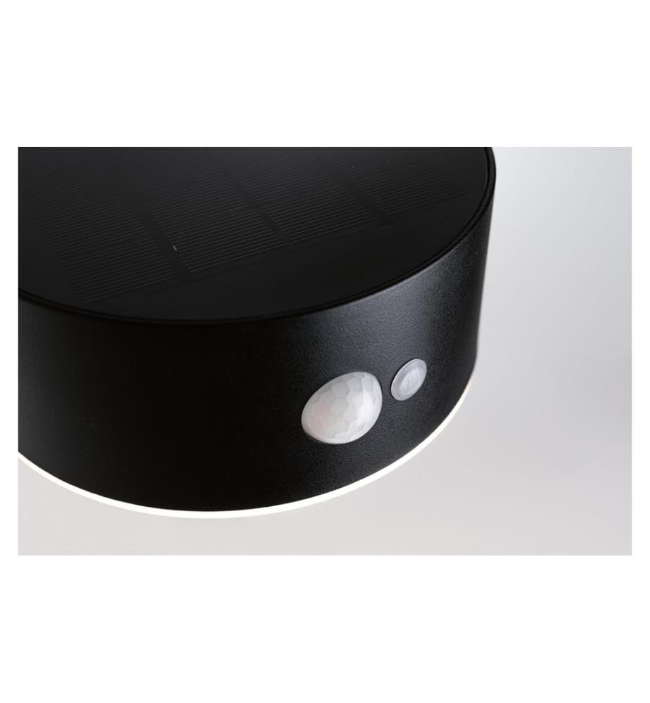 PAULMANN - Wandleuchte Solar Eileen, 2200K, Schwarz