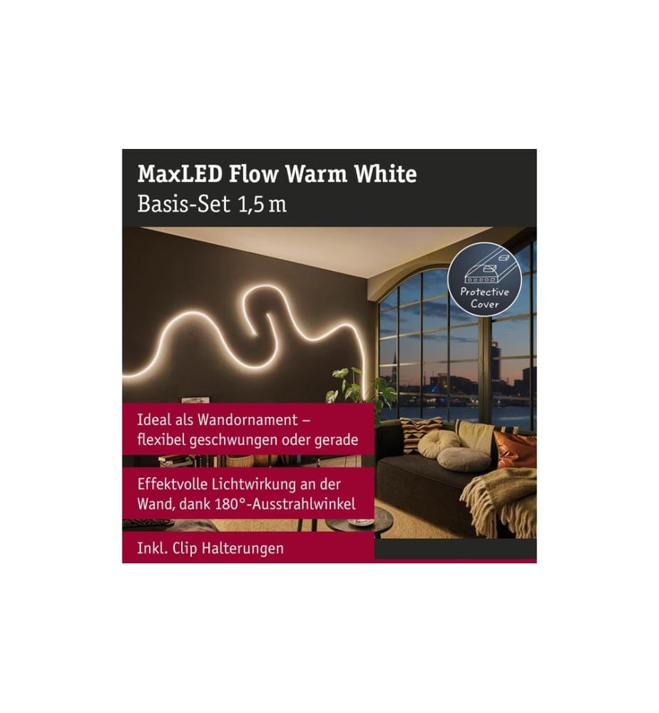 PAULMANN - LED-Stripe MaxLED Flow 2700 K, 1.5 m Basisset