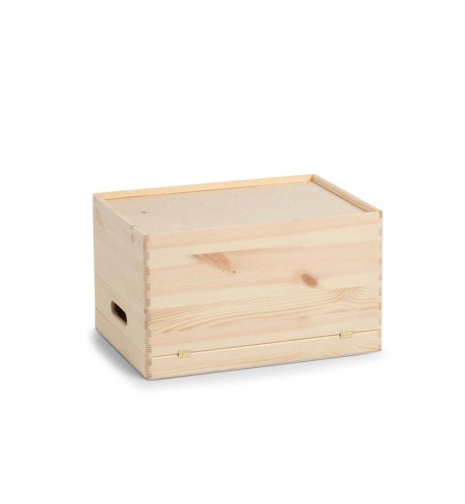 ZELLER - Present Caisse de rangement avec couvercle 40 x 23 cm, Nature