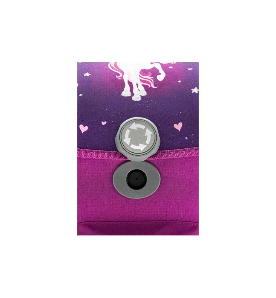 EBERHARD FABER - Schulthek-Set EFAlino Einhorn 2021 4-teilig, Violett/Pink