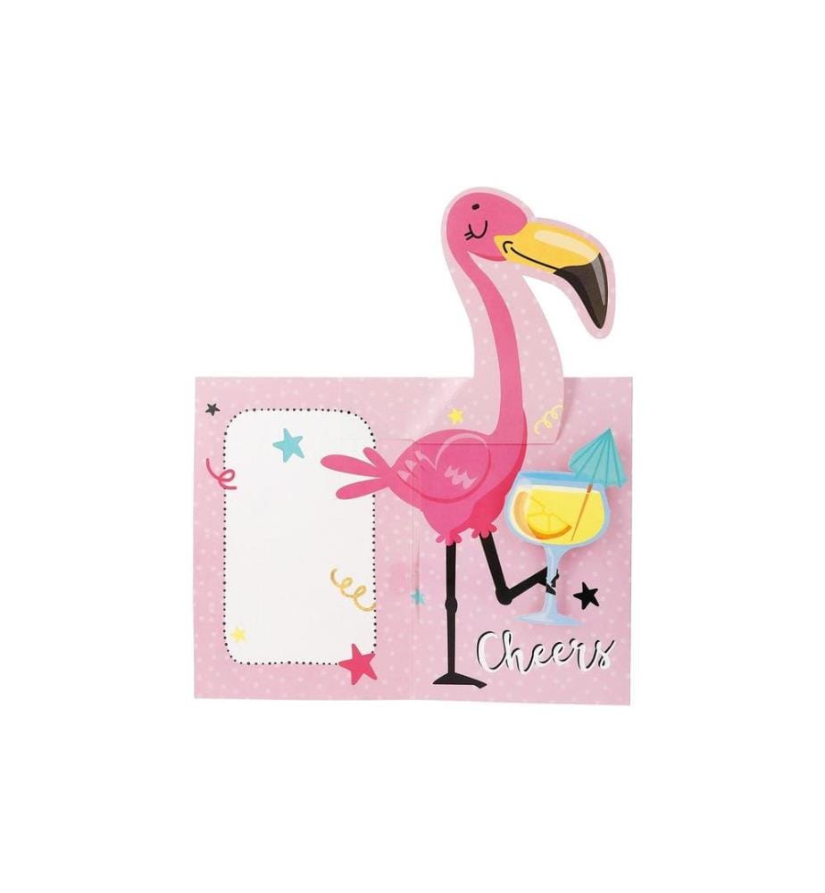DEPESCHE - Carte musicale mobile Anniversaire, flamant rose