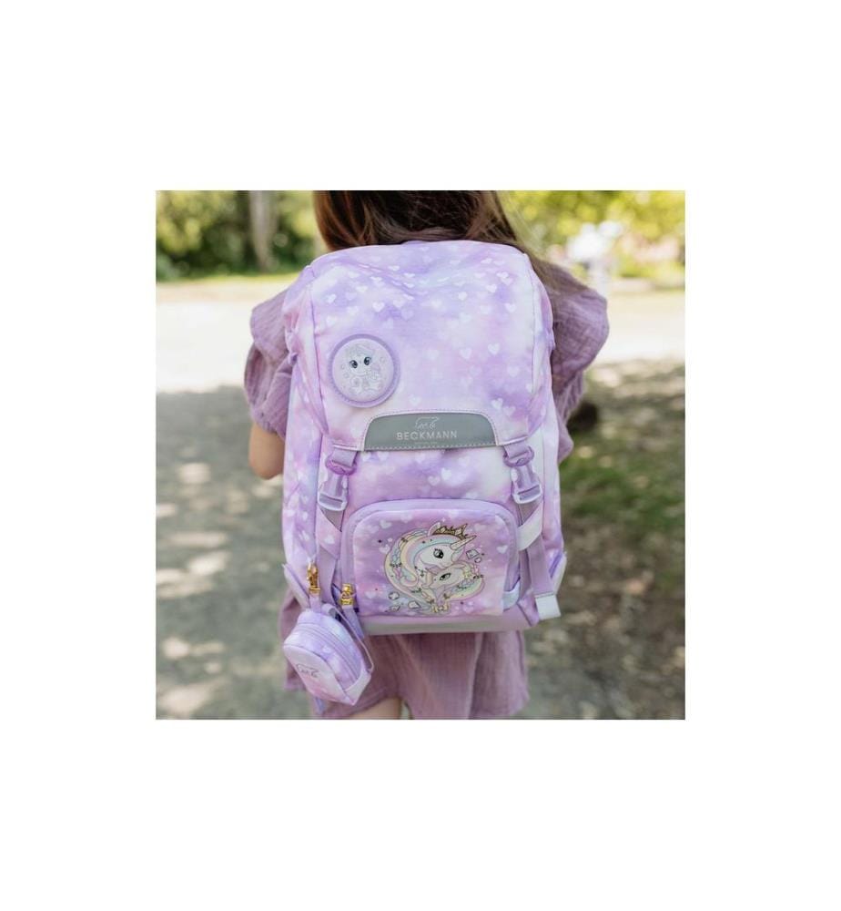 BECKMANN - Schulthek-Set Classic Unicorn Princess 6-teilig