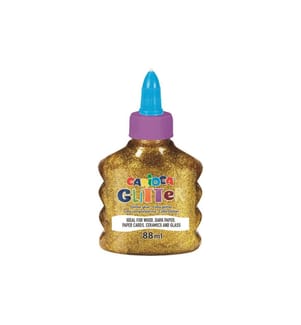 CARIOCA - Bastelkleber Glitter Glue Spark 88 ml, Gold