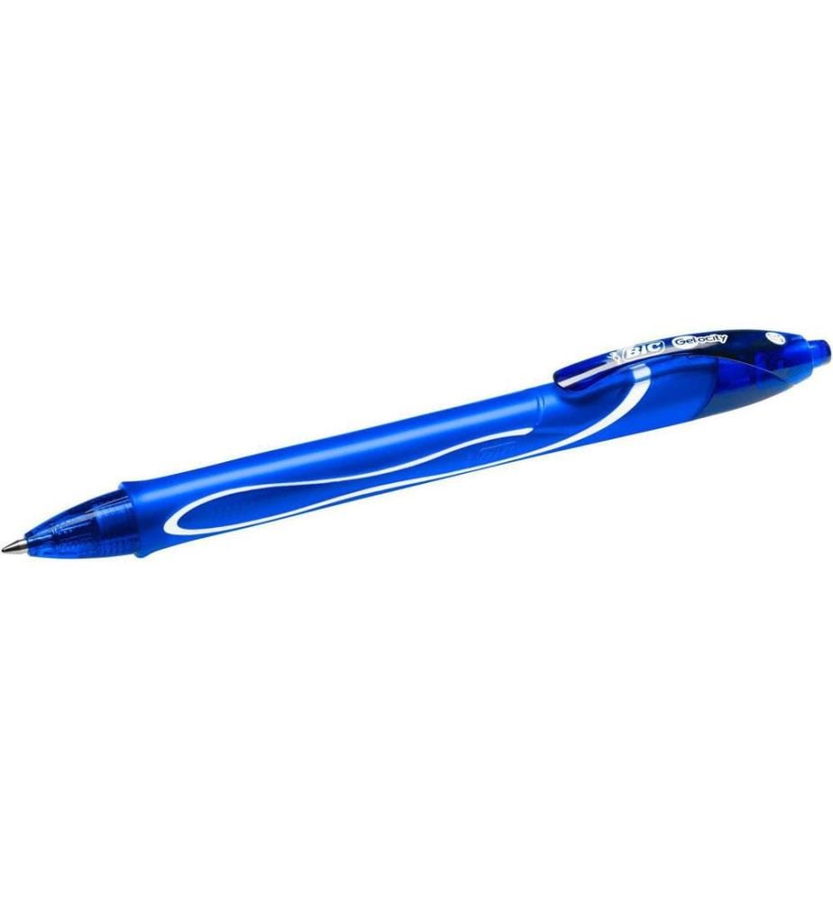 BIC - Gelschreiber Gel-ocity Quick Dry 0.7 mm Blau, 12 Stück