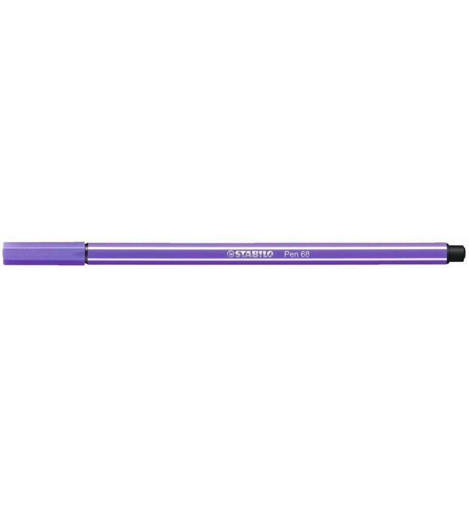 STABILO - Feutres de coloriage Pen 68 Violet, 10 pièces