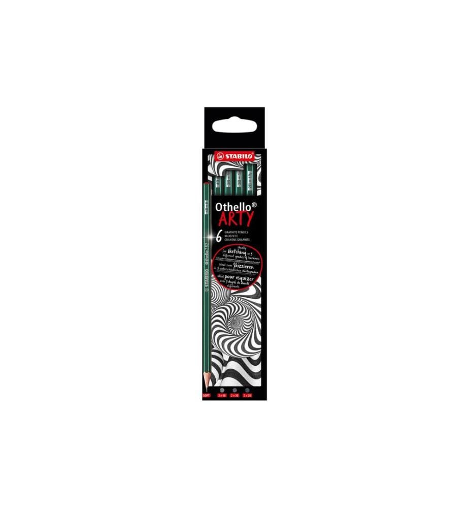 STABILO - Crayon Othello ARTY Soft, 6 pièces