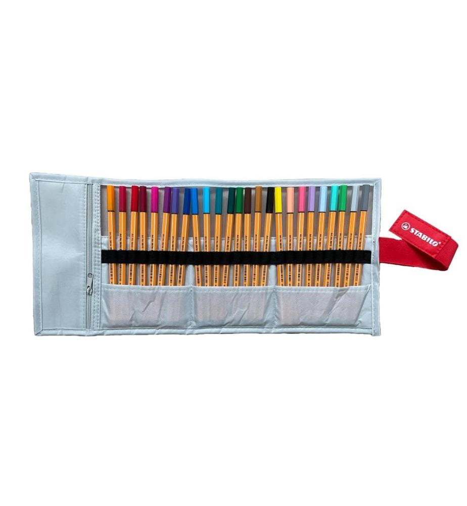 STABILO - Point 88 Rollerset 25er Grau