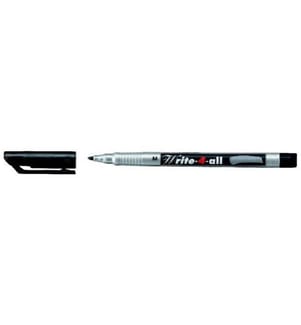 STABILO - Marqueur indélébile Write-4-all M, noir