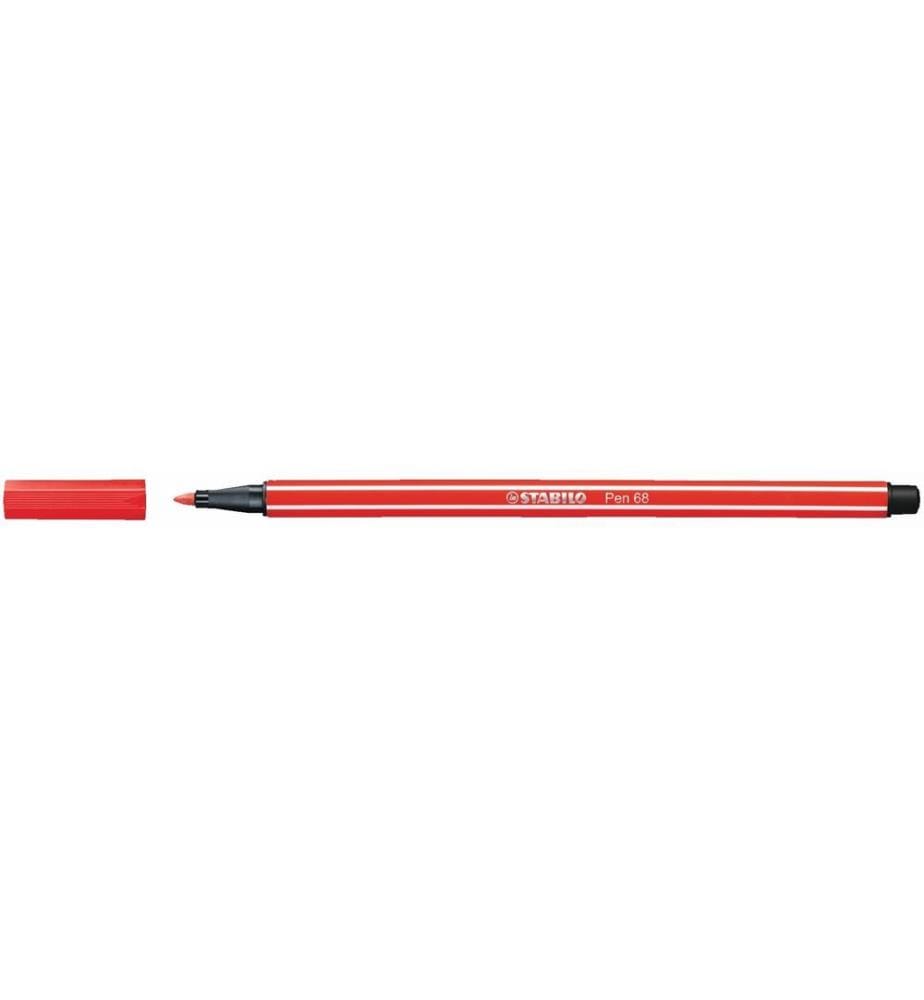 STABILO - Feutres de coloriage Pen 68, Rouge