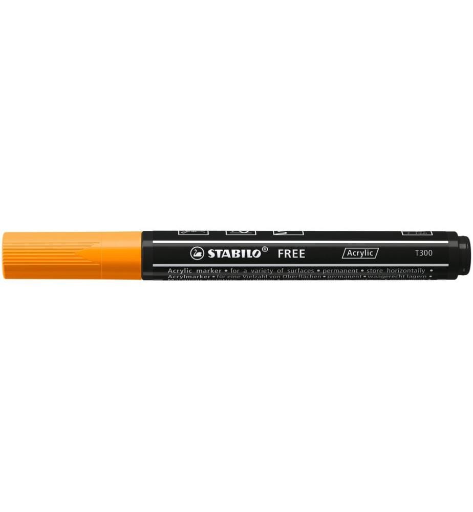 STABILO - Marqueur acrylique Free Acrylic T300 Orange