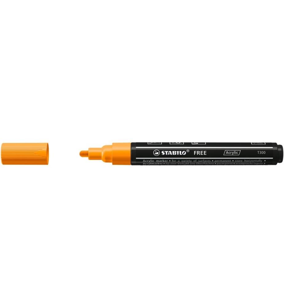 STABILO - Marqueur acrylique Free Acrylic T300 Orange