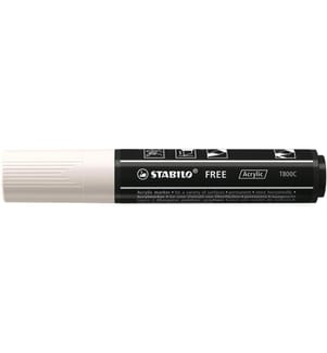 STABILO - Marqueur acrylique Free Acrylic T800C Blanc