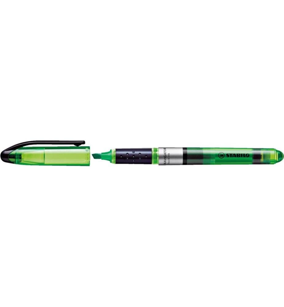 STABILO - Surligneur Navigator Vert, 10 pièces