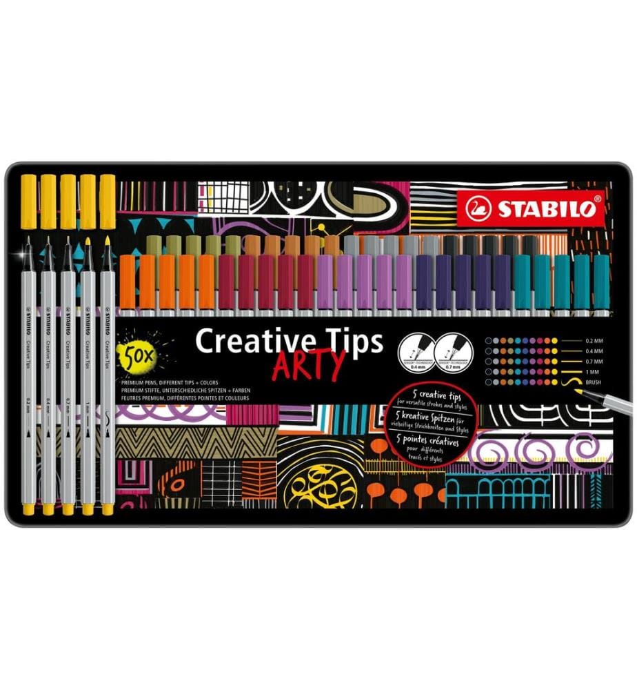 STABILO - Creative Tips ARTY Étui de 50