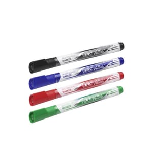 BIC - Marqueur pour tableau blanc Velleda 4 pièces