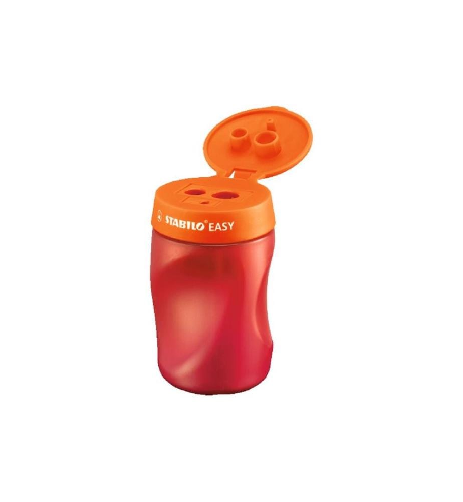 STABILO - Taille-crayon Aiguisoir EASY 3 en 1 droitiers Rouge
