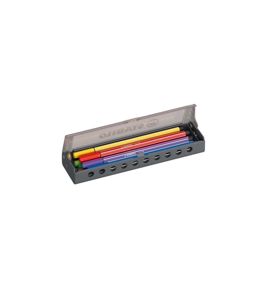 STABILO - Crayon feutre Pen 68 10 pièces