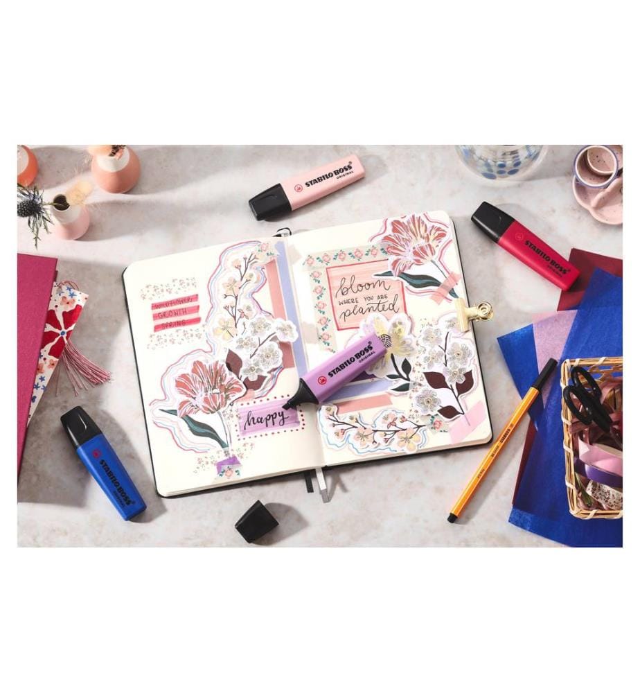 STABILO - BOSS marqueur Wildflowers Edition, Ultramarine