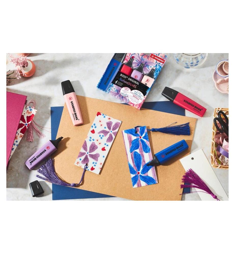 STABILO - BOSS marqueur Wildflowers Edition, gris-violet
