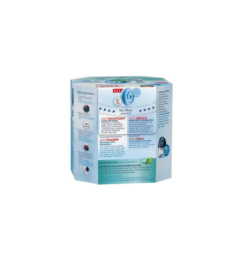 Pattex - Nachfüll-Tabs Aero 360 Frischer Wasserfall 2 x 450 g