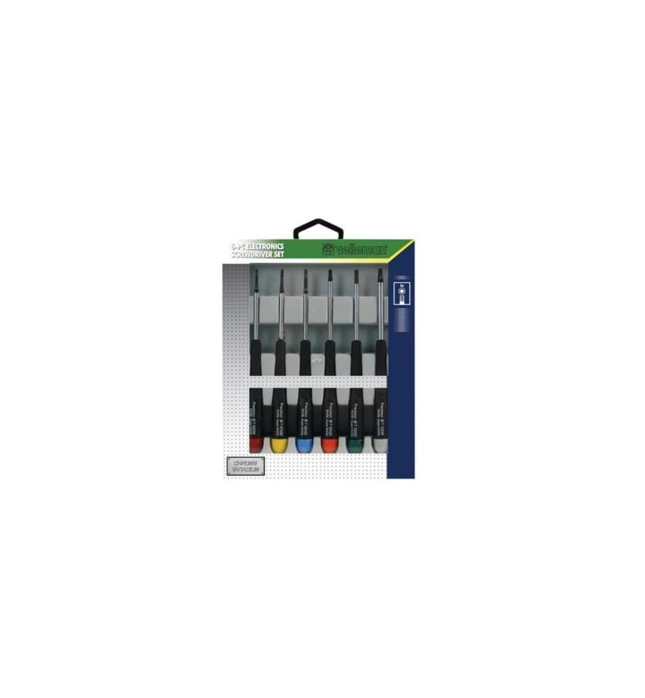 VELLEMAN - Schraubenzieher-Set Torx 6-teilig
