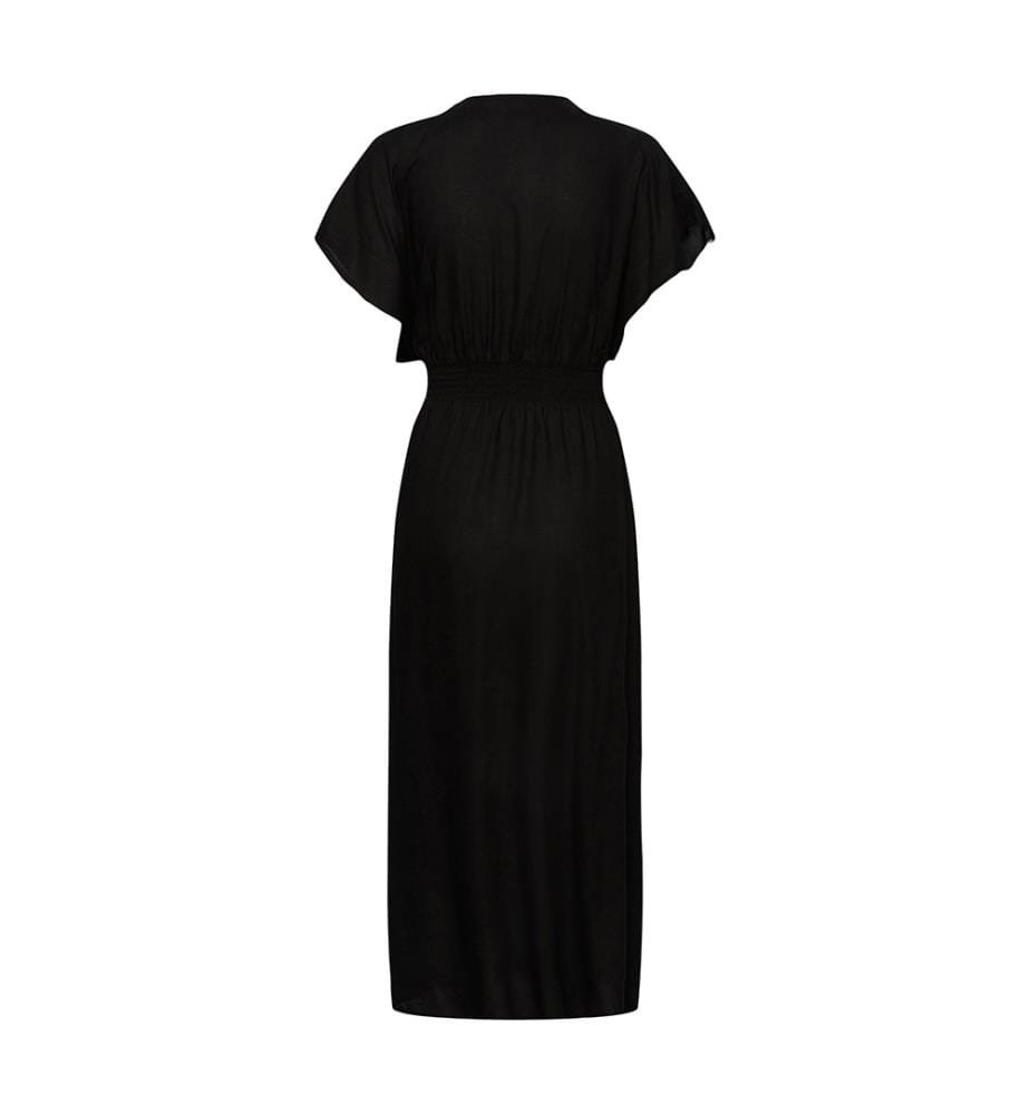 Kleid Kimono lang Glinda - Schwarz