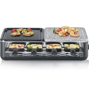 SEVERIN - Grill à raclette Black Line Lite RG 2366 8 personnes