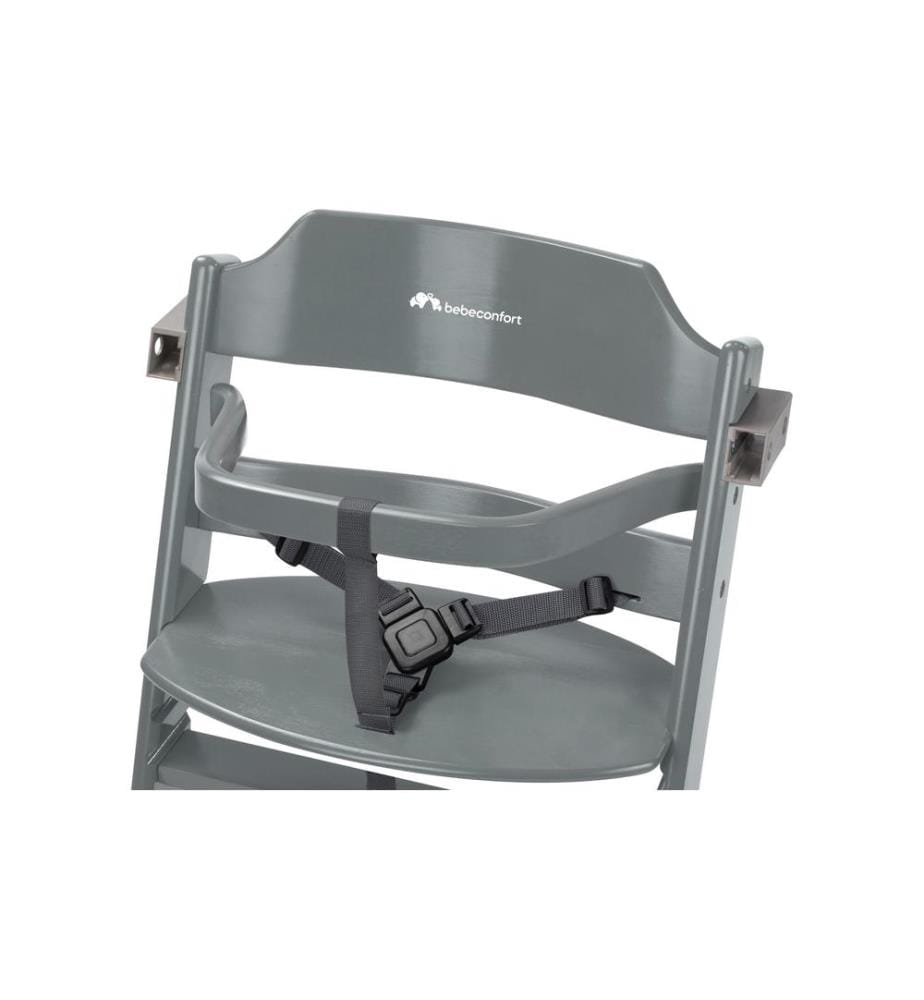 Bebeconfort - Chaise haute en escalier Timba Warm Grey