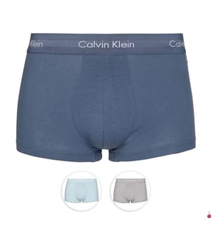 Pack di 3 Boxer Low Rise Trunks Cotton Stretch - Multicolore