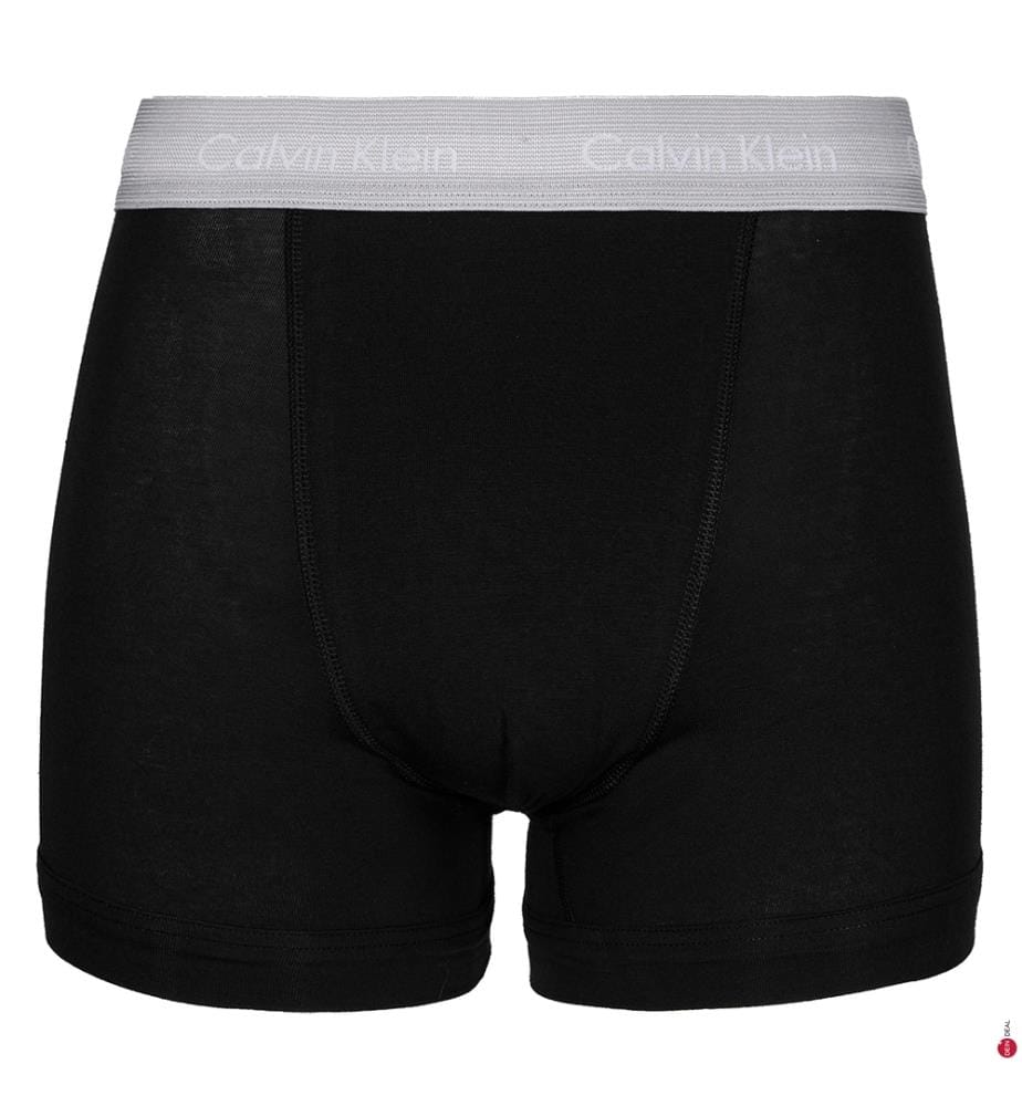 Pack di 3 Boxer Cotton Stretch Trunks - Nero