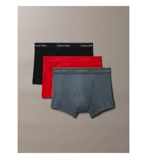 Set di 3 boxer - Nero, rosso e grigio