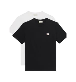 Set di 2 magliette - Nero e bianco