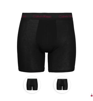 Pack of 3 Boxers Cotton Stretch - Black