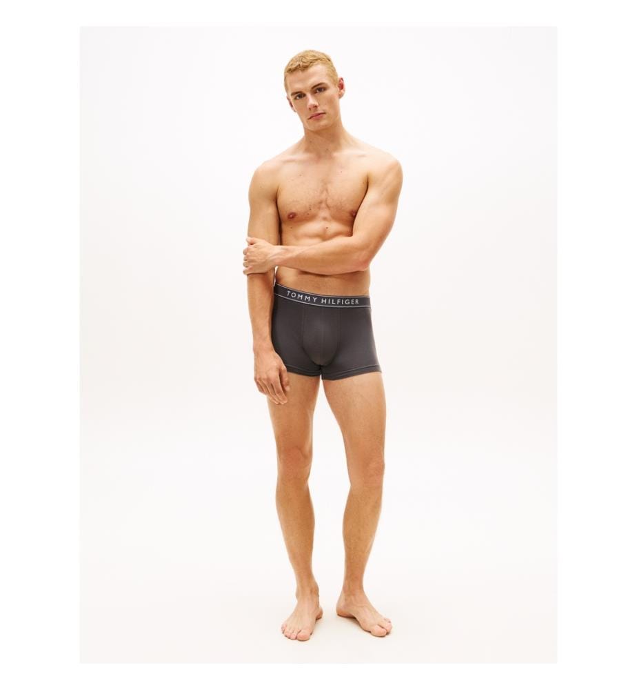 Essential Boxer 3er-Set - Weiss, Schwarz & Grau