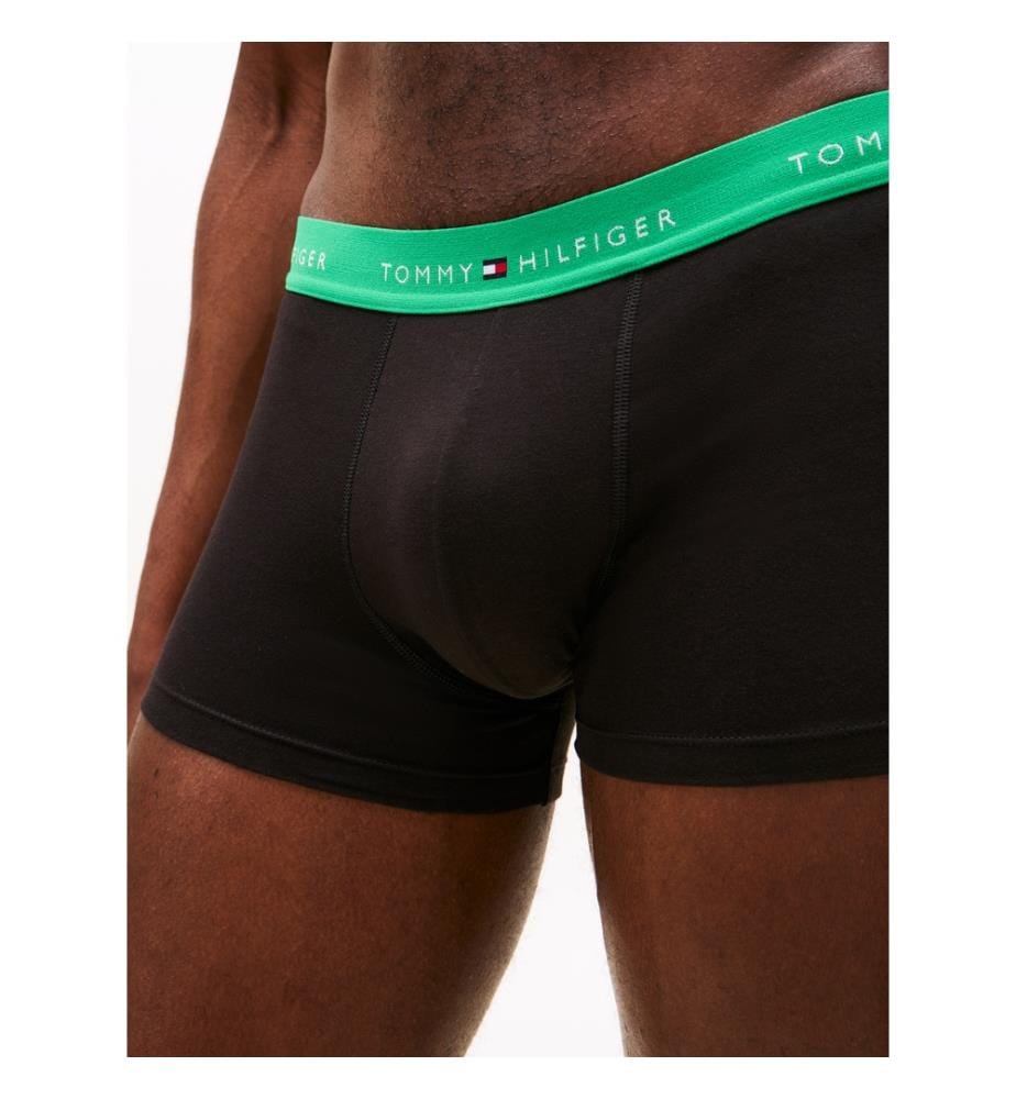 3er-Set Boxershorts mit Gürtel und wiederholtem Logo Unterschrift