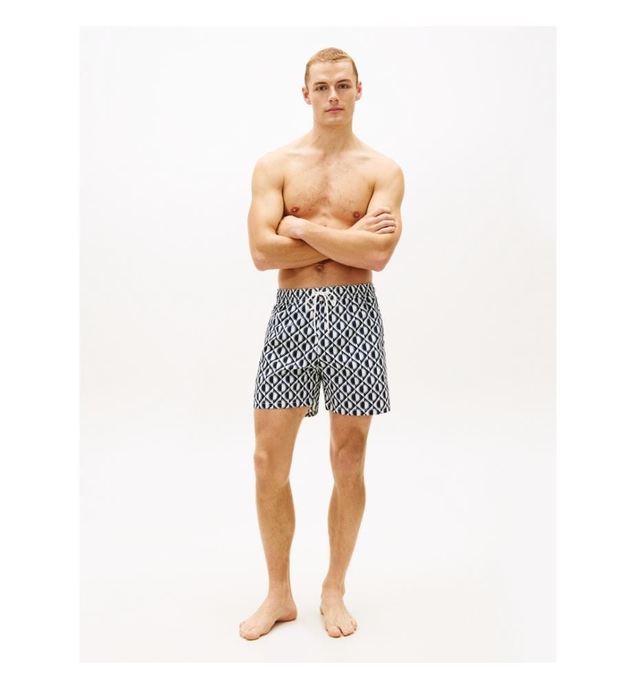 Badeshorts - Schwarz und Weiss