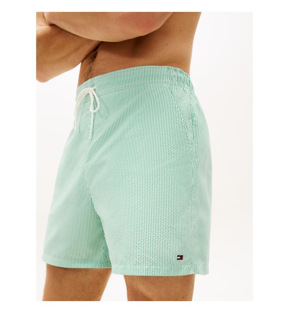 Essential Badeshorts - Wassergrün und Creme