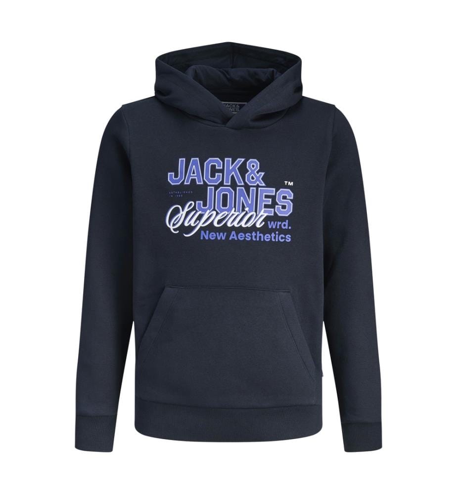 Sweat-shirt - Bleu Marine, Blanc et Bleu Clair