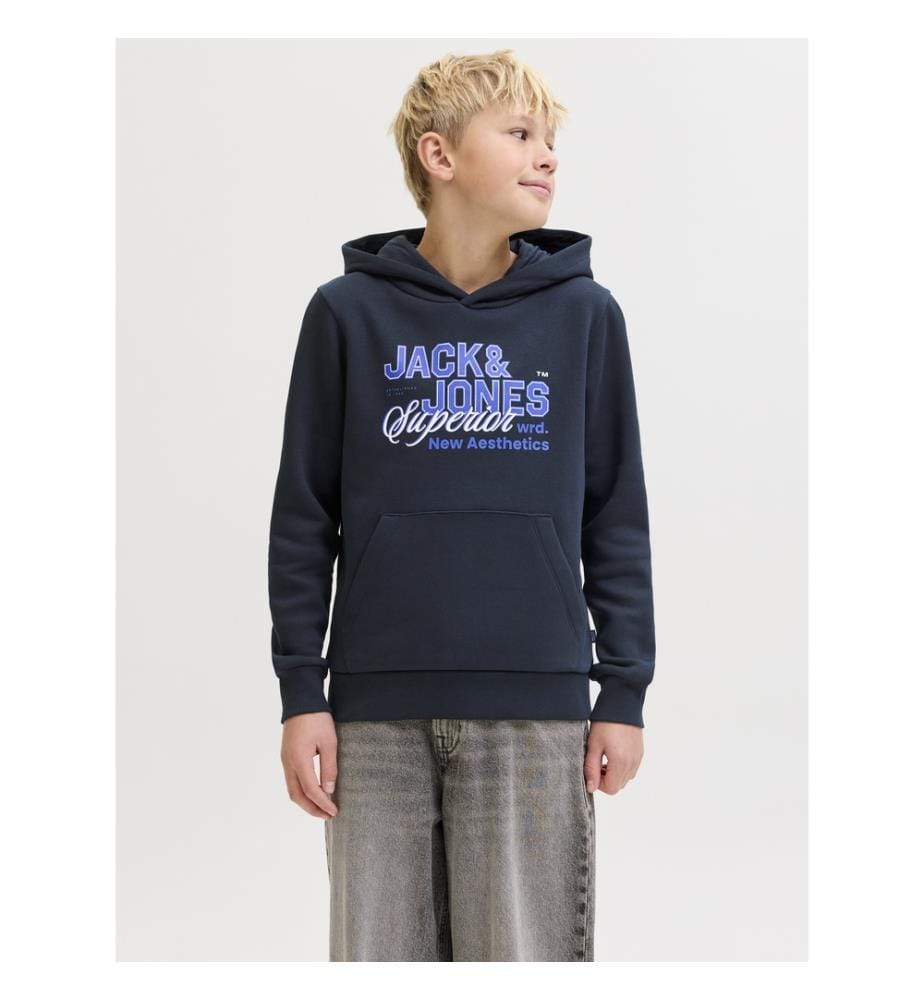 Sweat-shirt - Bleu Marine, Blanc et Bleu Clair