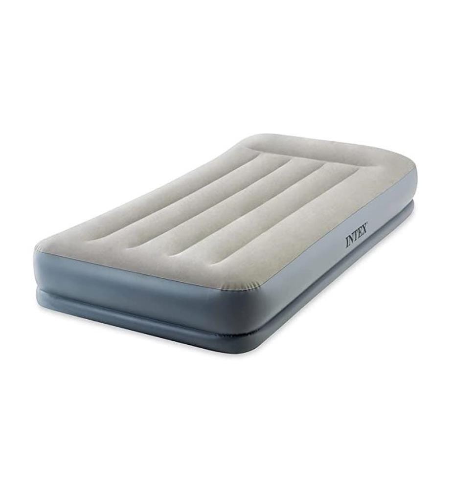 Luftmatratze Pillow Rest Mid-Rise 99 x 191 x 30 cm - Grau und Marineblau