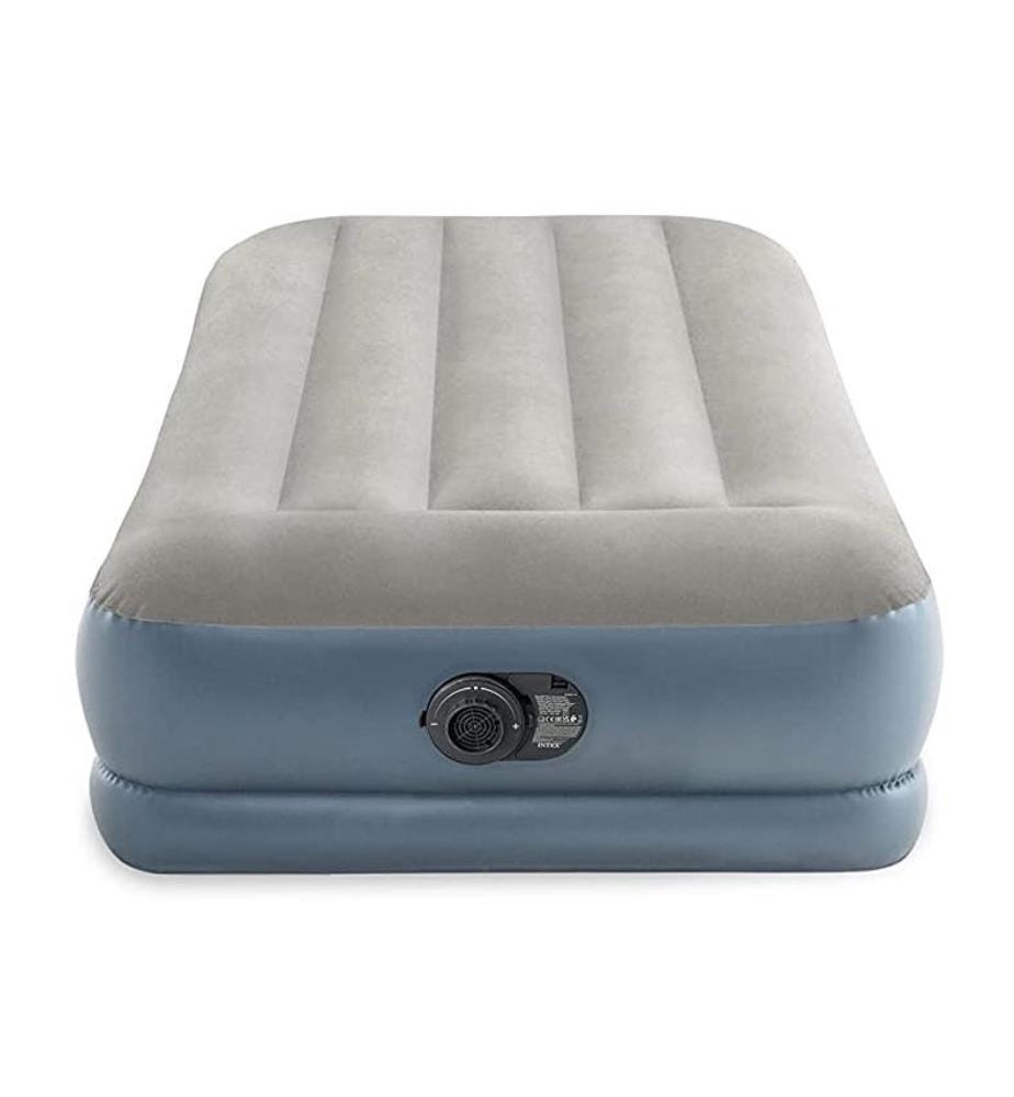 Luftmatratze Pillow Rest Mid-Rise 99 x 191 x 30 cm - Grau und Marineblau