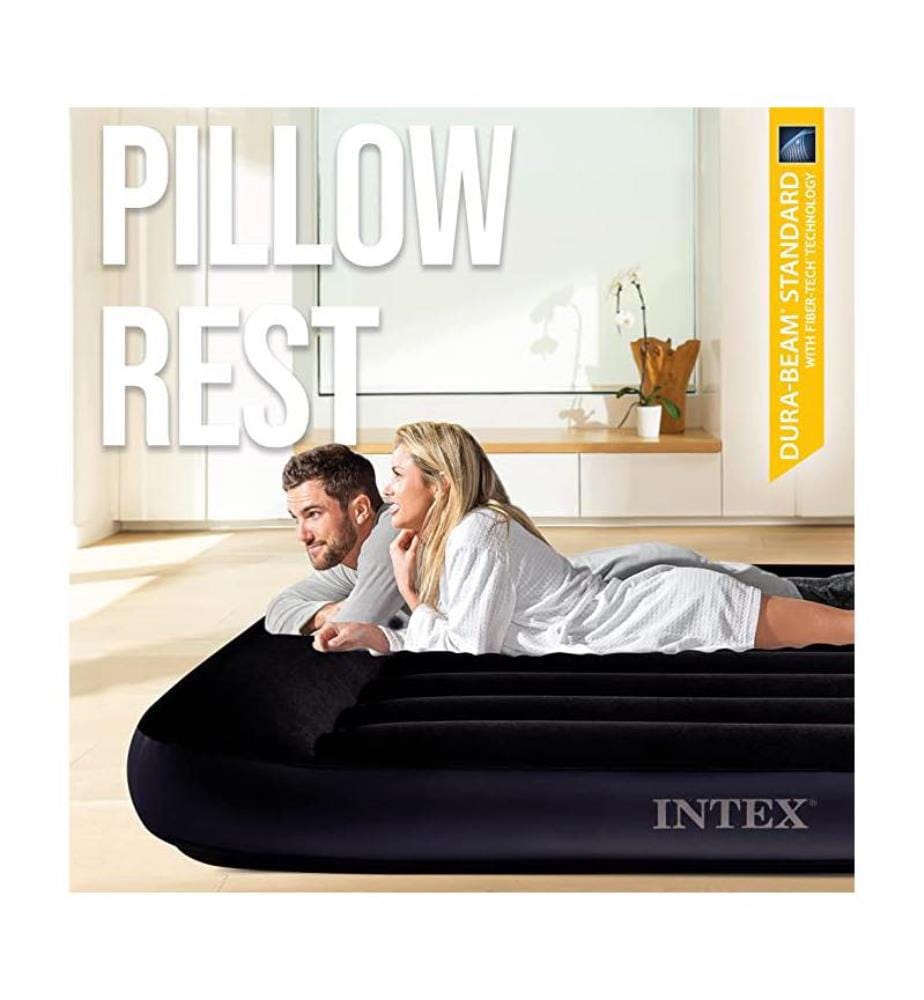 Matelas gonflable Pillow Rest Classic 2 Personnes 191 x 137 x 25 cm - Bleu Marine