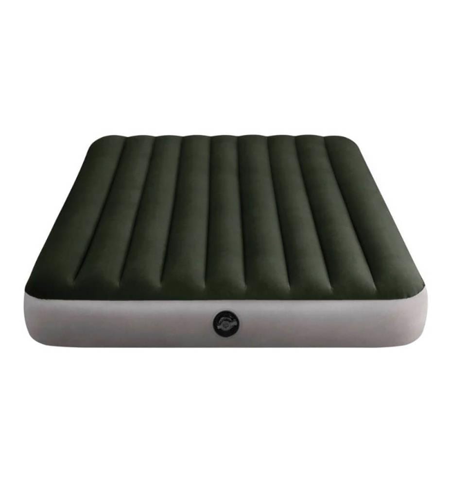 Materasso gonfiabile Prestige Downy 2 persone con gonfiatore 2,03 x 1,52 x 0,25 m - Verde scuro