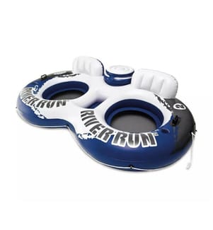 Fauteuil gonflable River Run duo - Bleu & Blanc